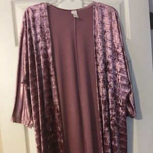SOLD Gorgeous Velveteen Boutique Cardigan